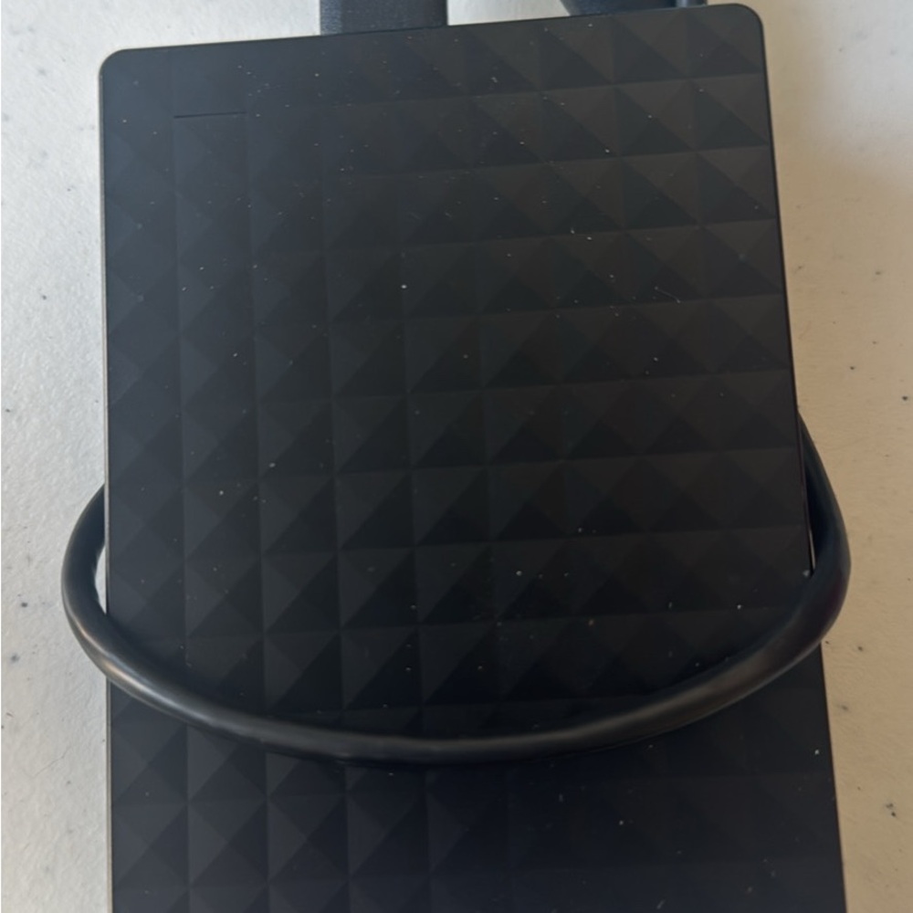 Black Portable Hard Drive - Picture 2 of 2
